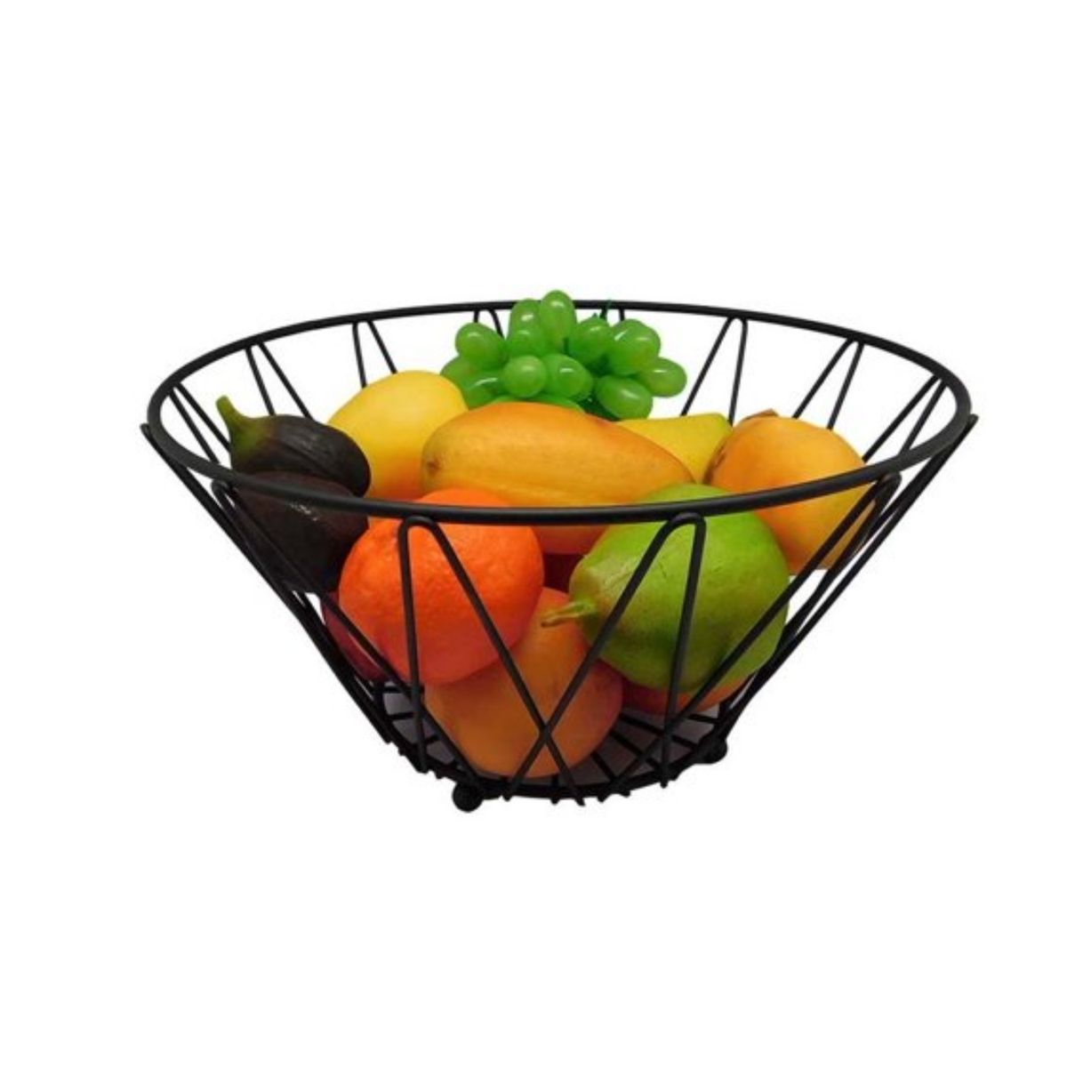 GENERICO - Canasta Frutera De Mesa - Diseño Moderno Y Elegante En Metal