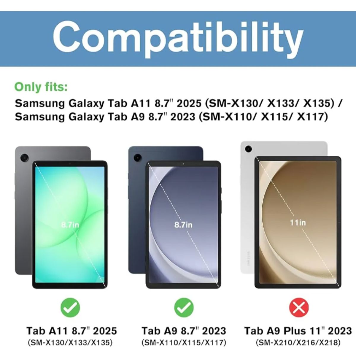 GENERICO - Carcasa Antigolpes Para Galaxy Tab A11 8.7 Sm-x130/x133/x135 Rosado