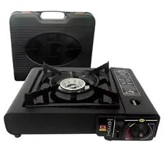 MOVI - Cocina a Gas Portátil con Maletín Hornillo de Camping Compacto y Fácil de Transportar
