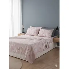 GENERICO - JUEGO DE SABANAS DE LUJO PREMIUN 800 HILOS KING CON DISEÑO