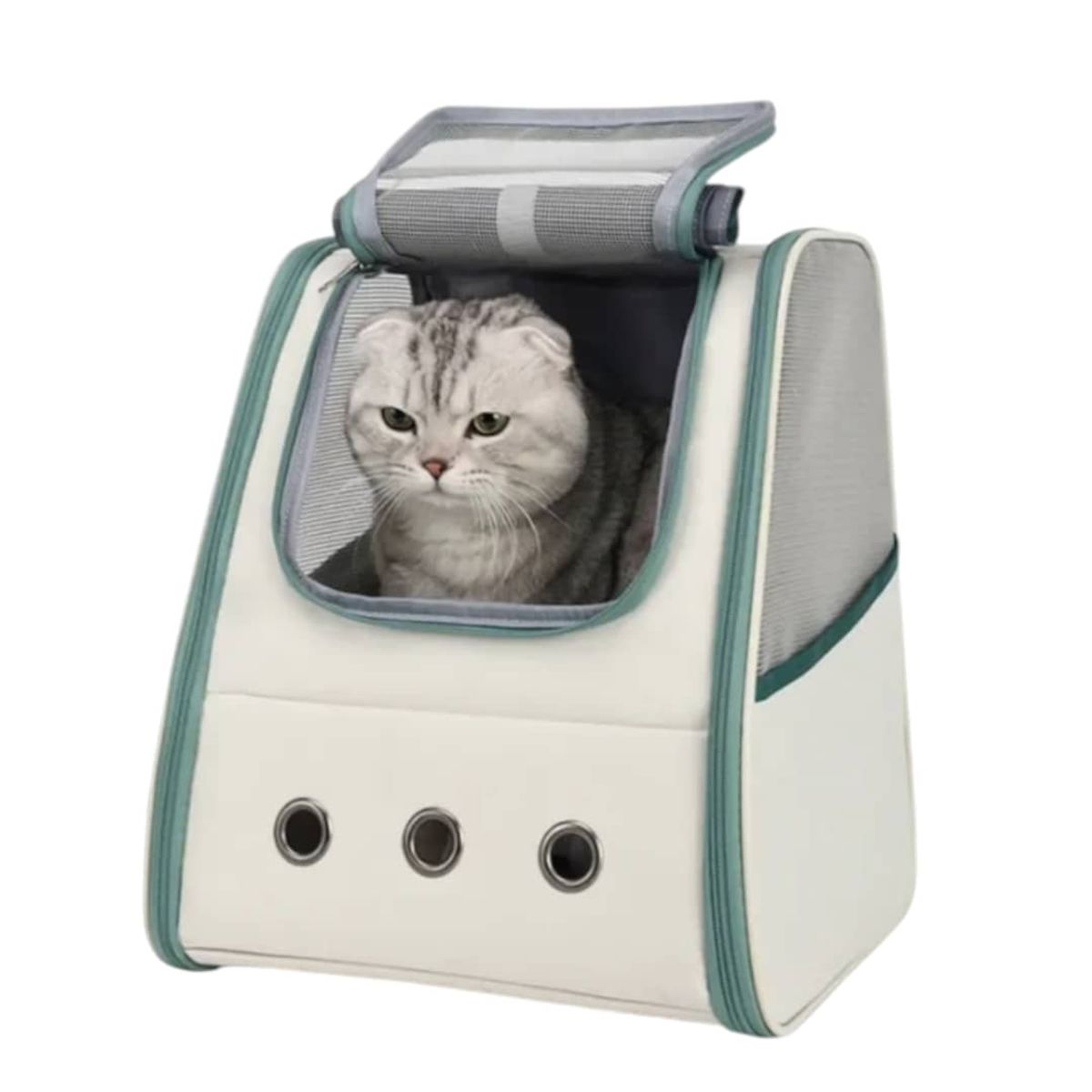GENERICO - Mochila De Transporte  Gatos Transpirable Con Ventana
