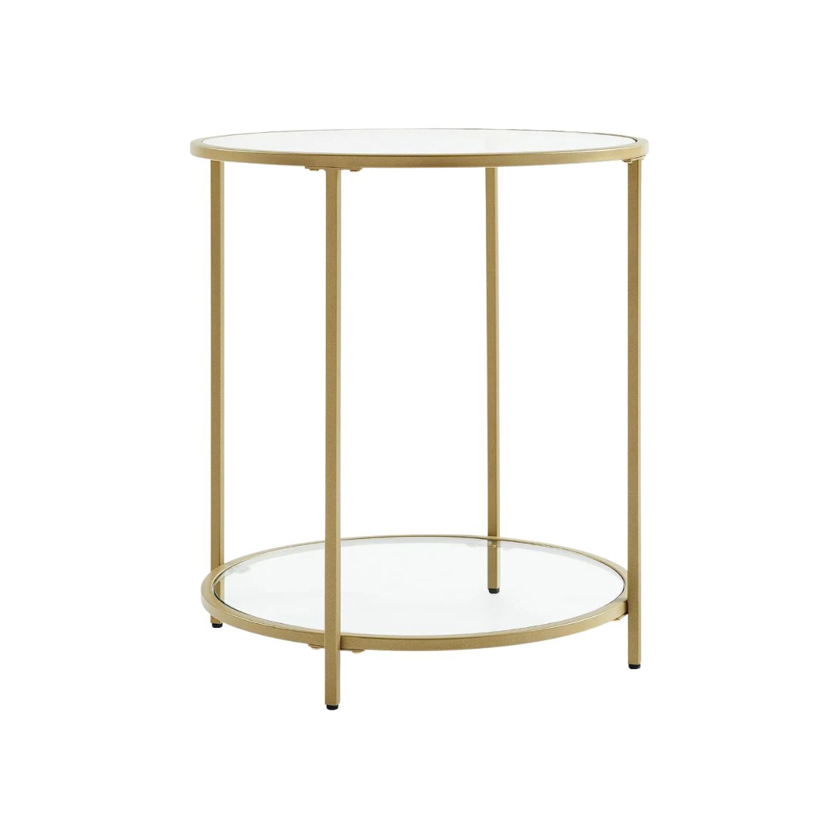 HABITA2 CHILE - MESA DE CENTRO LIGERA 50 CM GOLDEN REDONDA