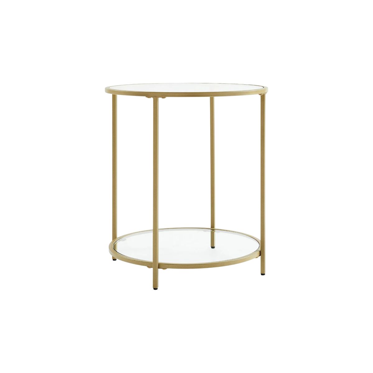 HABITA2 CHILE - MESA DE CENTRO LIGERA 50 CM GOLDEN REDONDA