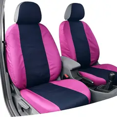 MUNDO MAGIA - Funda Cubre Asientos Auto Universal Forro Color Fucsia