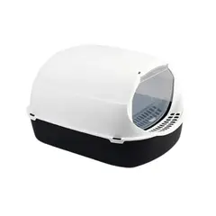 GENERICO - Arenero para gatos anti salpicaduras de alta capacidad con puerta