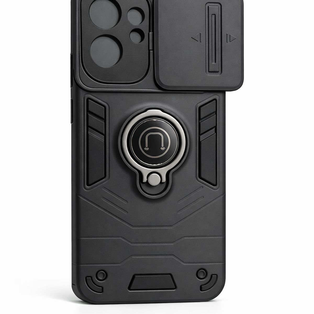GENERICO - CARCASA PARA HONOR 400 LITE ANILLO CUBRE CAMARA COLOR NEGRO