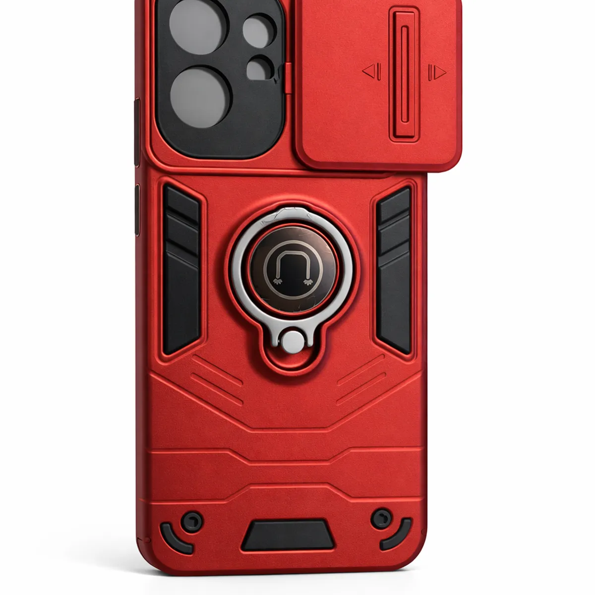 GENERICO - CARCASA PARA HONOR 400 LITE ANILLO CUBRE CAMARA COLOR ROJO