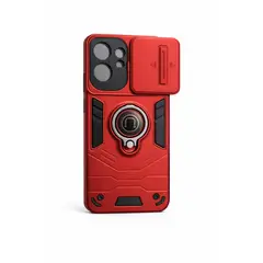 GENERICO - CARCASA PARA HONOR 400 LITE ANILLO CUBRE CAMARA COLOR ROJO