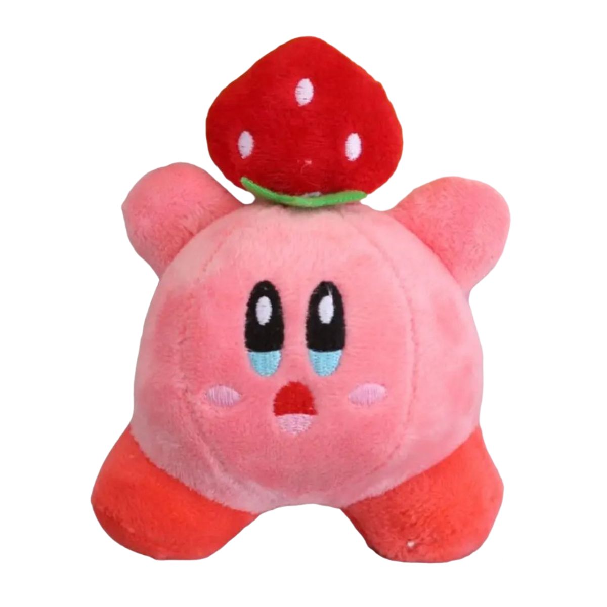 GENERICO - Llavero Kirby Fresa de Felpa