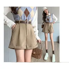 VELVET - Short Tiro Alto Aria Chocolate