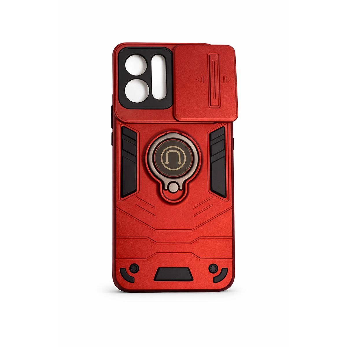 GENERICO - CARCASA PARA HONOR X7C ANILLO CUBRE CAMARA COLOR ROJO