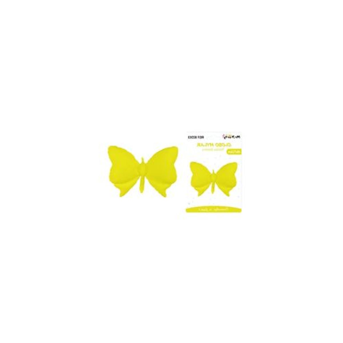 GENERICO - Globo metálico mate lazo amarillo 49x735cm