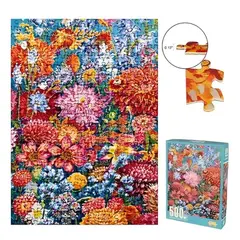 GENERICO - Rompecabezas 500 Pcs Jardín de Flores