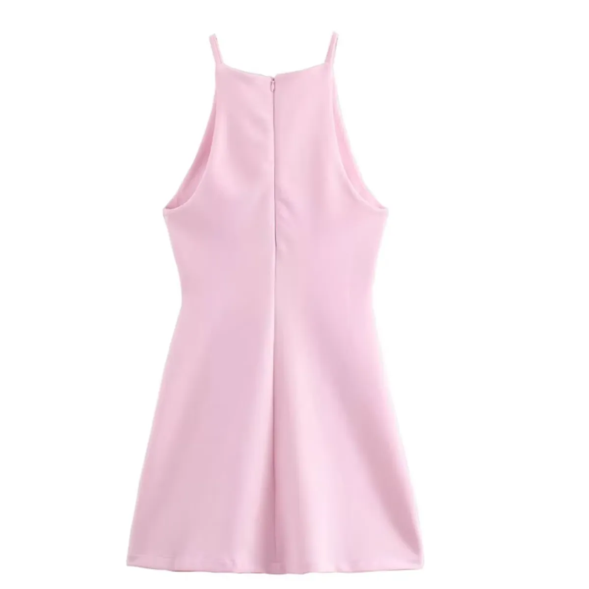 VELVET - Vestido  Cuello Halter Almaia Verde