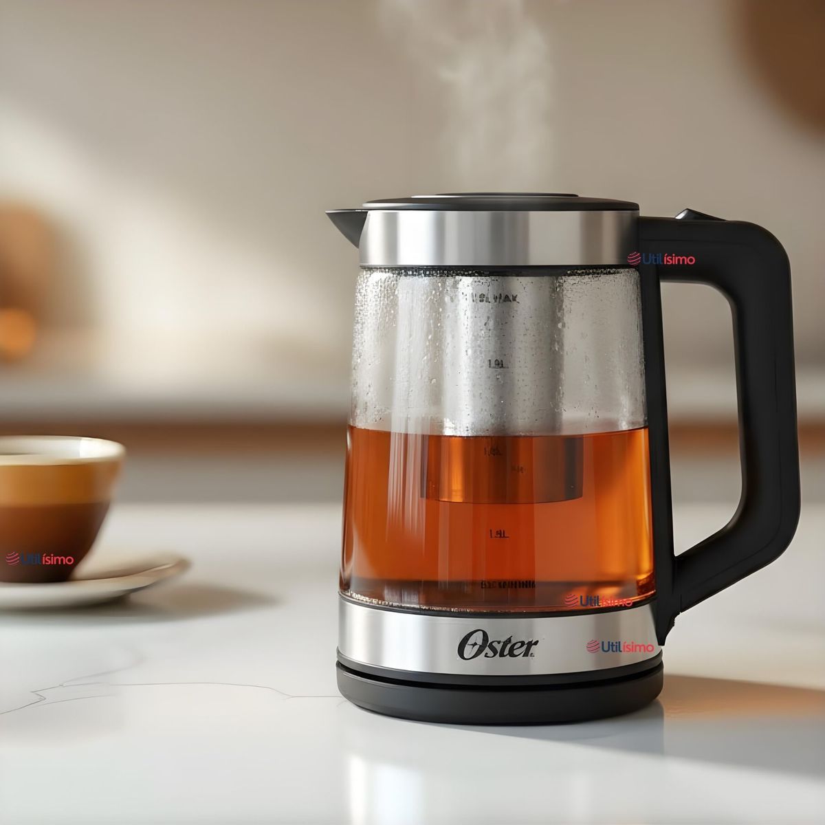 OSTER - Hervidor Eléctrico Oster , 2 en 1, de 1.8 L BVSTKT5803B052