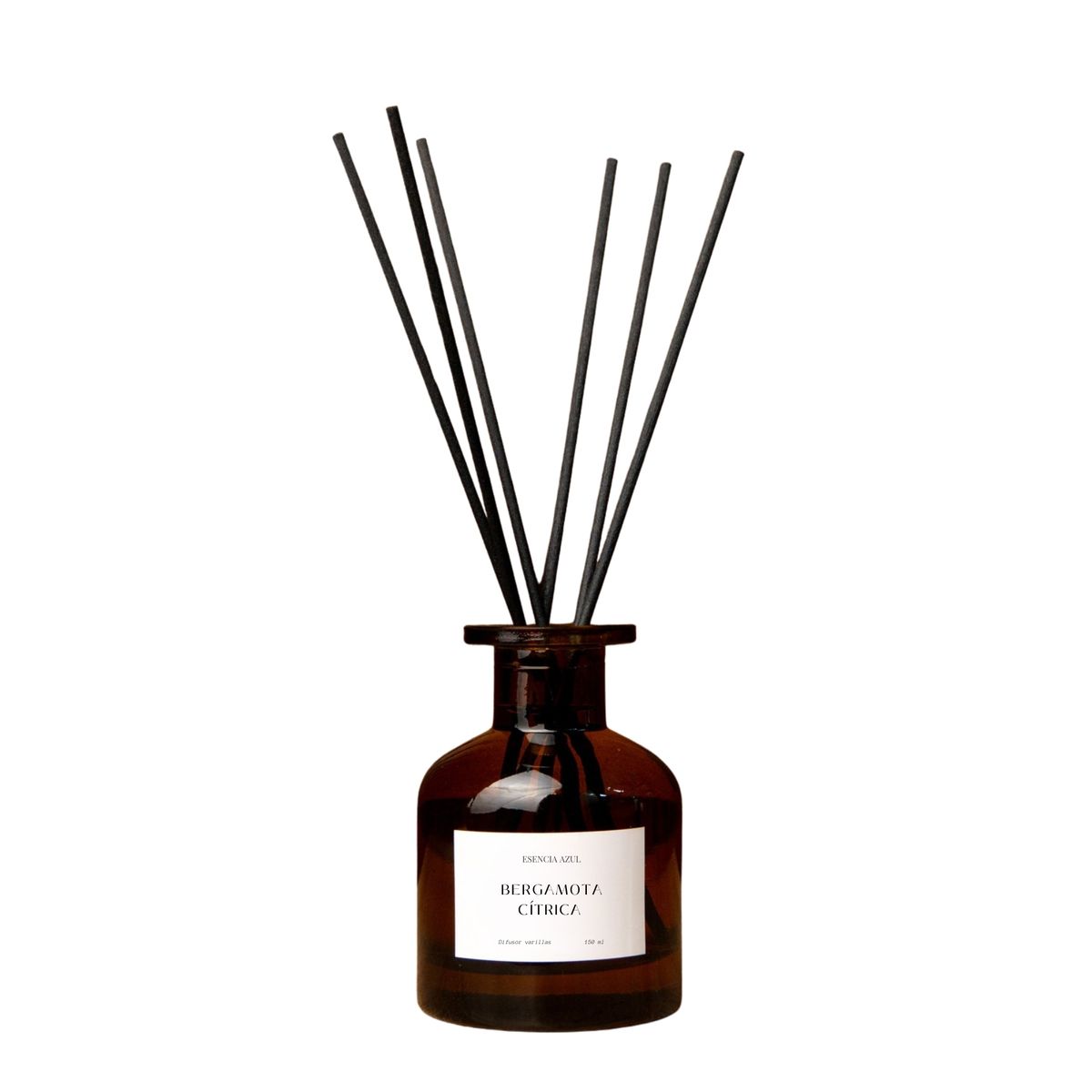 GENERICO - Difusor de Varillas Bergamota Cítrica  150 ml  - Esencia Azul