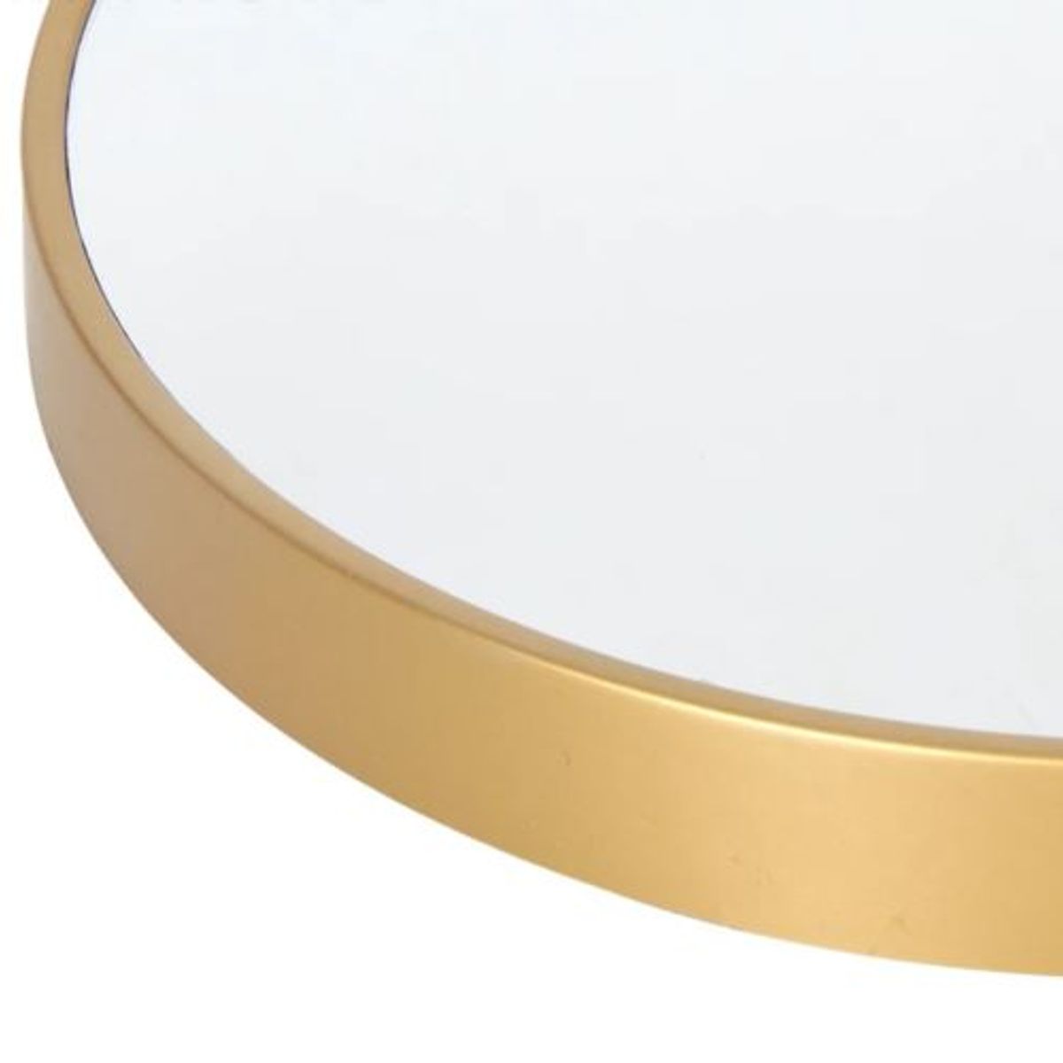 GENERICO - Espejo Dorado redondo metálico 80cm