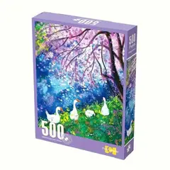 GENERICO - Rompecabezas 500 Pcs Gansos bajo Cerezos