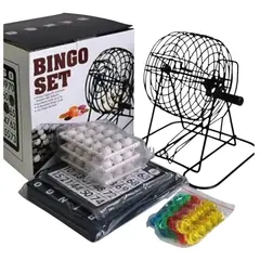 GENERICO - Bingo Set Lotto Tombola - Juego De Mesa Bingo