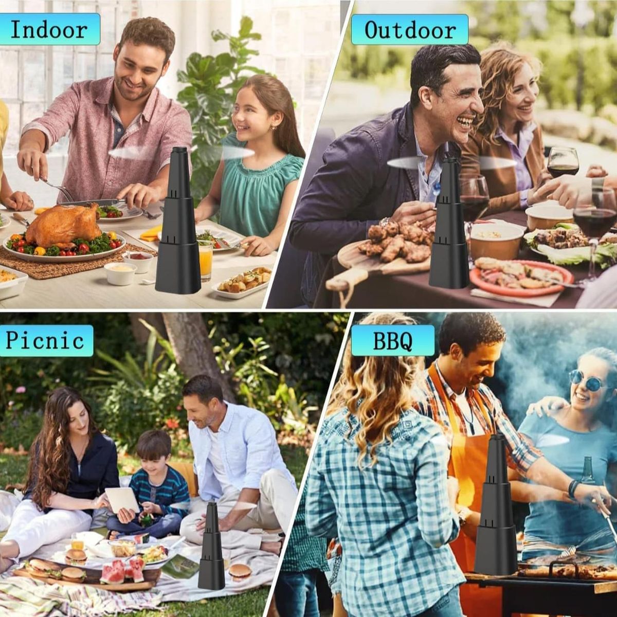 GENERICO - Repelente de Moscas Y Mosquitos Espantador Automatico