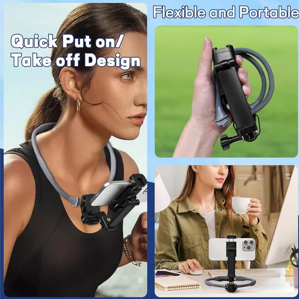 GENERICO - Soporte De Celular Para Cuello Flexible Y Ajustable
