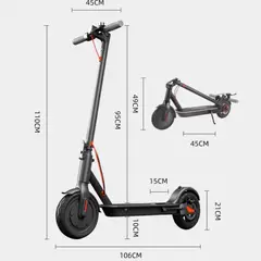 MOVI - Scooter Plegable – Hasta 25 km de Autonomía, 25 km/h y Soporta 120 kg