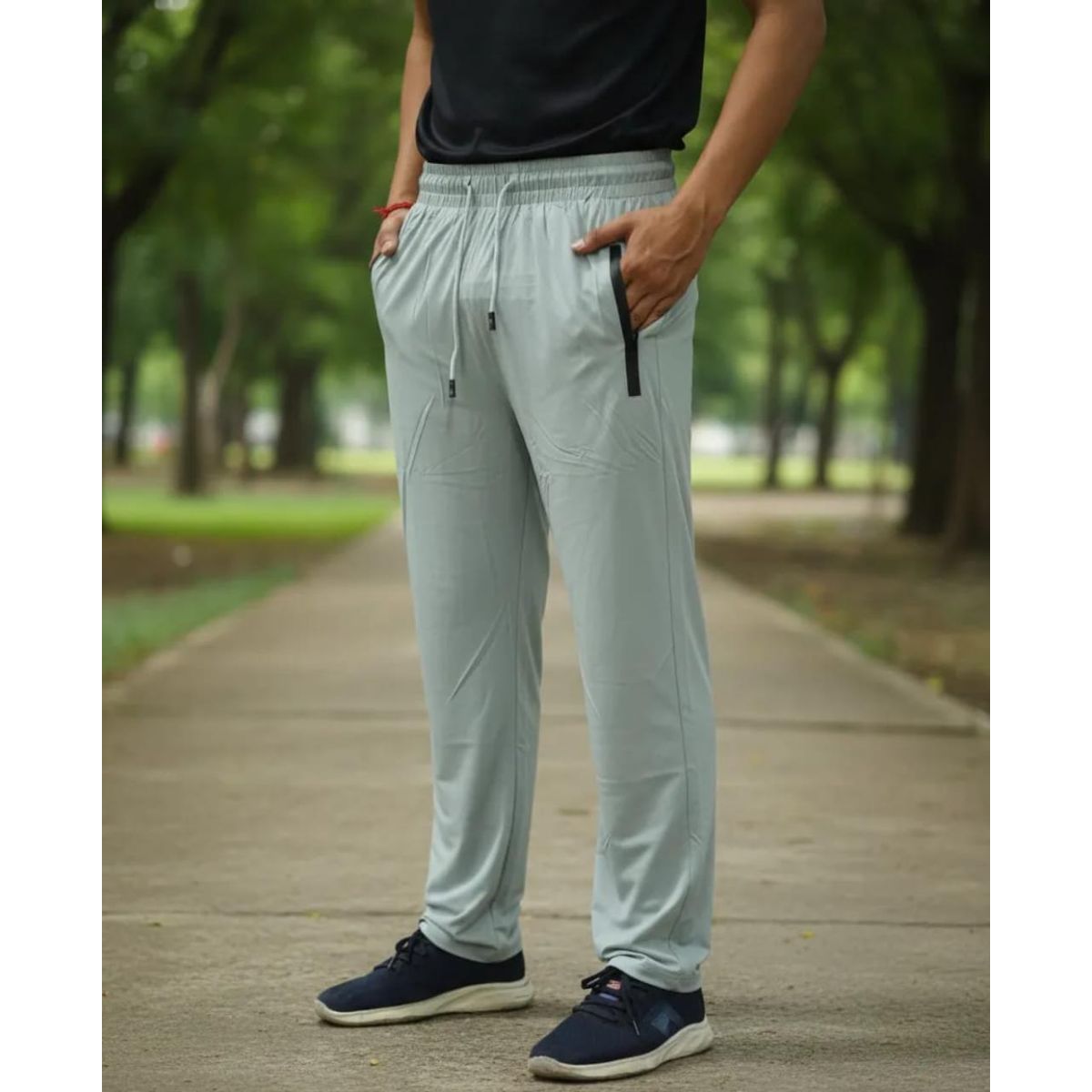 BLUE MOUNTAIN - BUZO FITNESS Y RUNNING LIGERO  SPANDEX SECADO RAPIDO