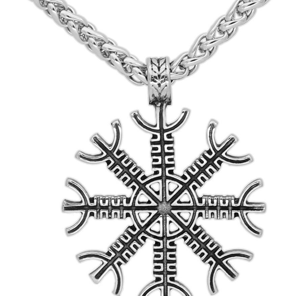GENERICO - Collar Vikingo Vegvisir Hombres Caballero Moda 2021 X