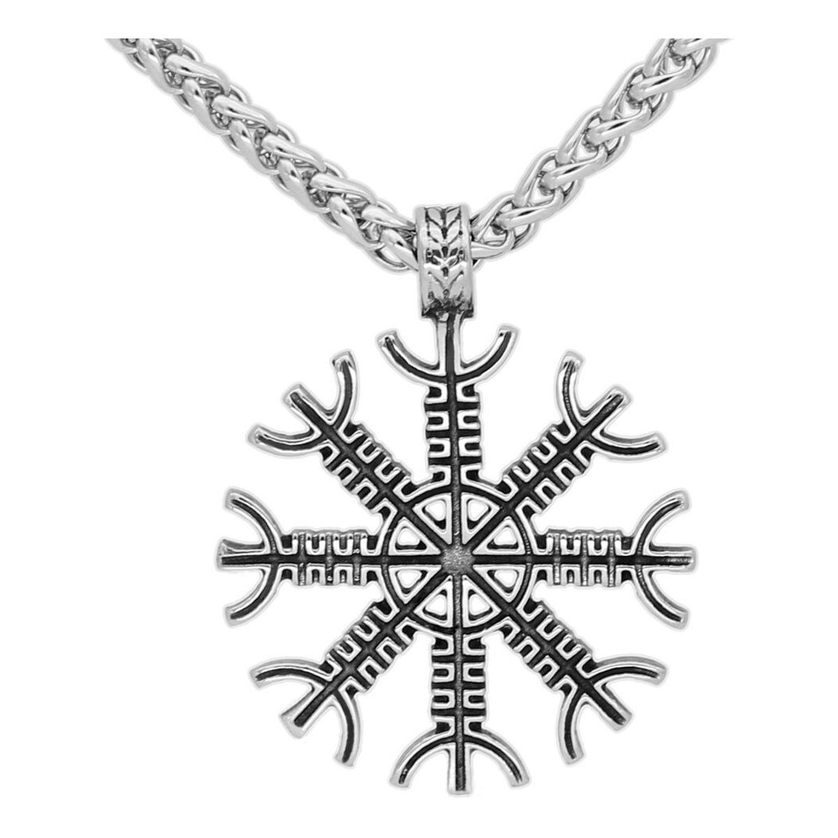 GENERICO - Collar Vikingo Vegvisir Hombres Caballero Moda 2021 X