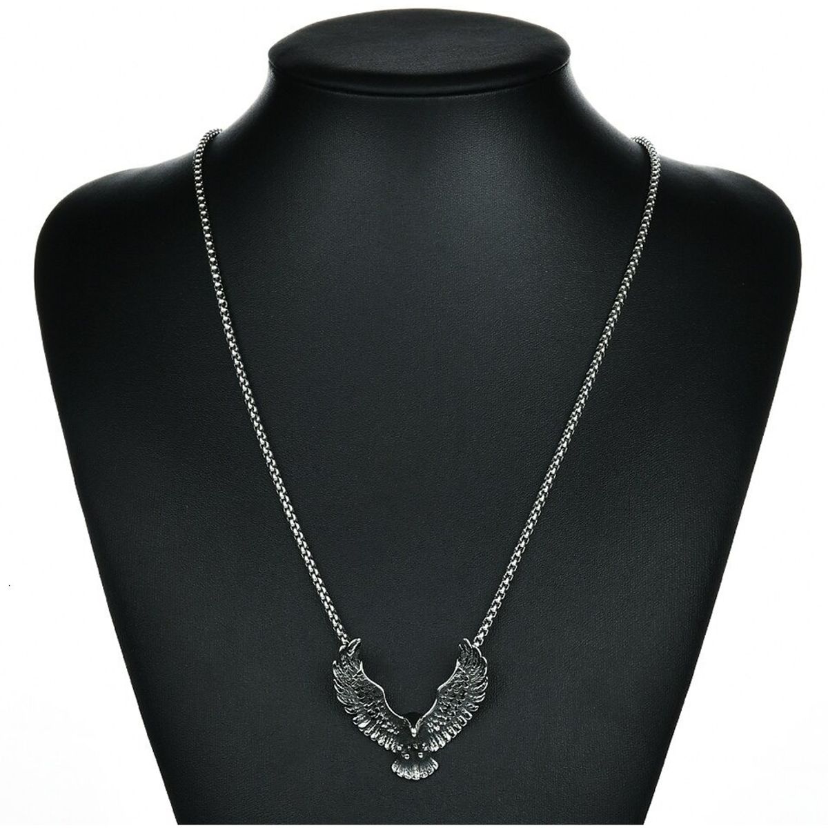 GENERICO - Collar Aguila Titanio Hombre Moda Masculina 2021