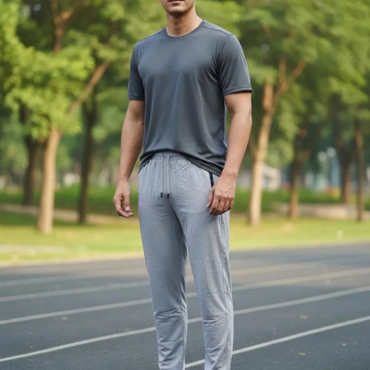 BLUE MOUNTAIN - BUZO FITNESS Y RUNNING LIGERO  SPANDEX SECADO RAPIDO