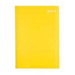 AUCA - Pack 4 Archivador Plastificado con Gusano Amarillo