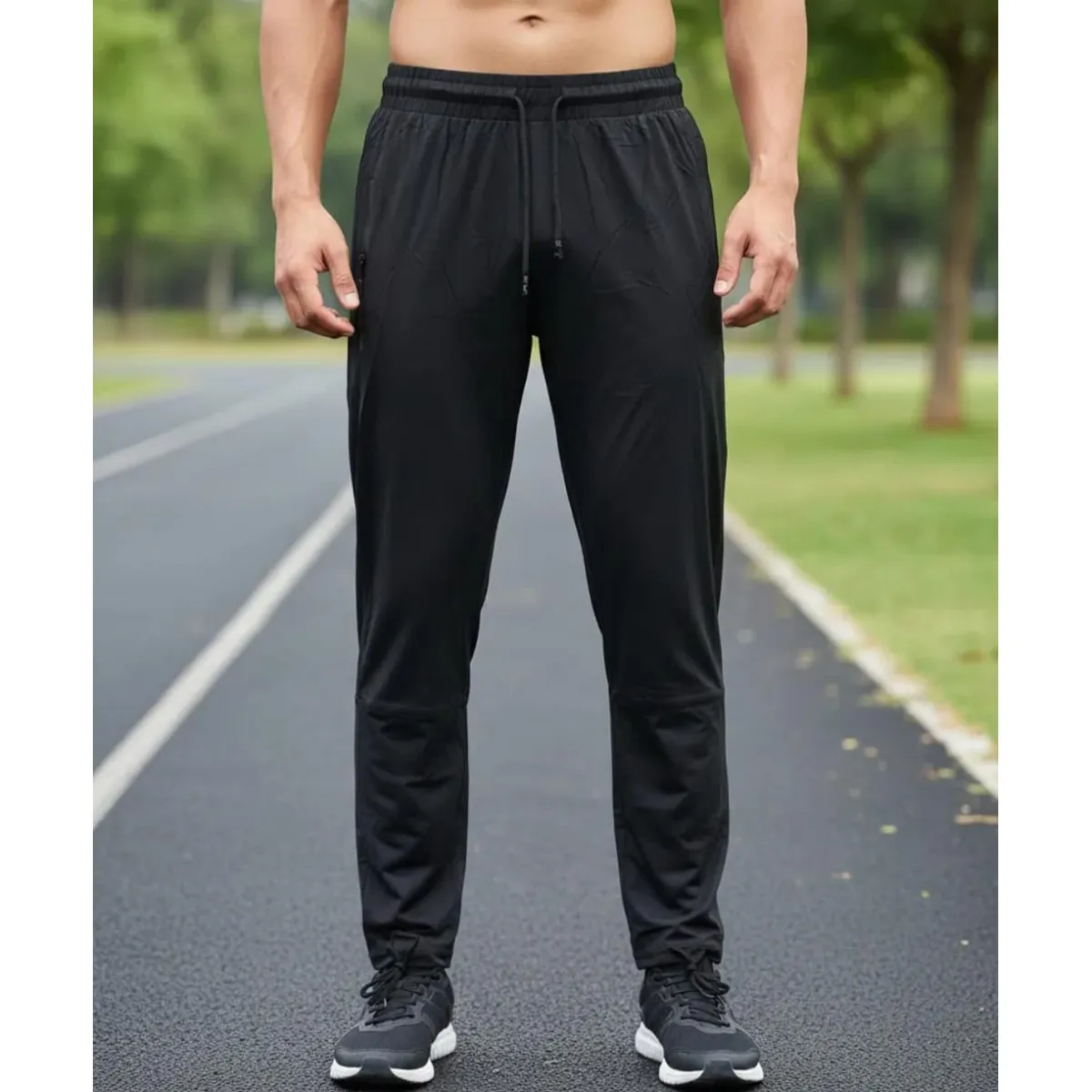 BLUE MOUNTAIN - BUZO FITNESS Y RUNNING LIGERO  SPANDEX SECADO RAPIDO