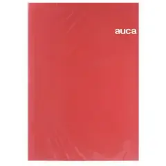 AUCA - Pack 4 Archivador Plastificado con Gusano Rojo
