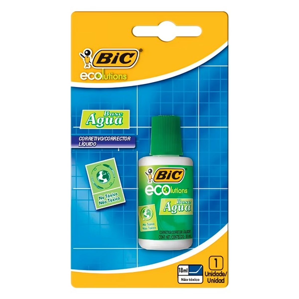 GENERICO - Pack 4 Corrector Botella Eco Aqua  Bic