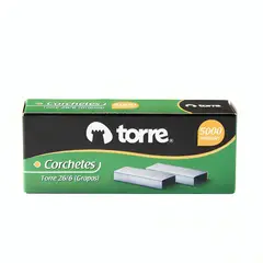 TORRE - Pack 4 Corchetes 26/6 5000 Und