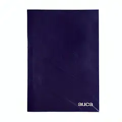 AUCA - Pack 4 Archivador Plastificado con Gusano Azul-