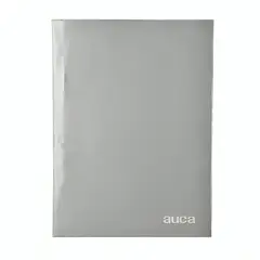 AUCA - Pack 4 Archivador Plastificado con Gusano Gris