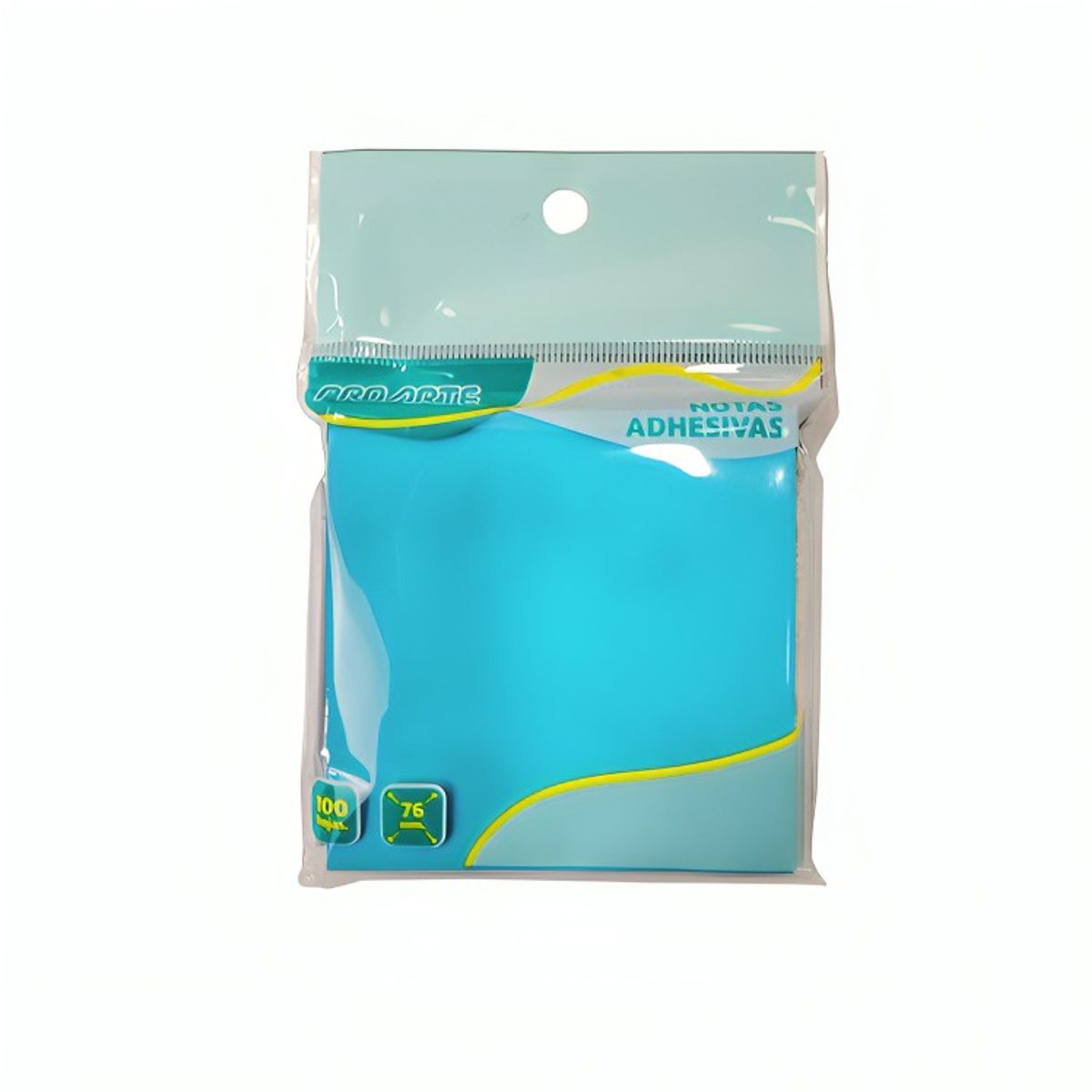 PROARTE - Pack 4 Notas Adhesivas Papel Celeste 100H 76 X76cms  Proarte