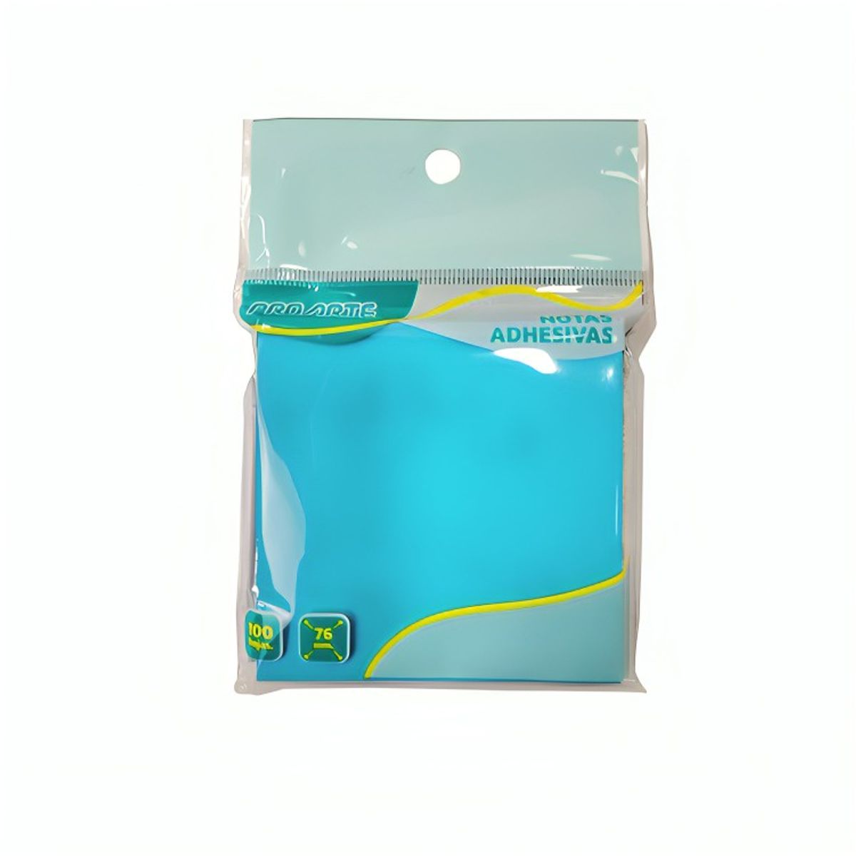 PROARTE - Pack 4 Notas Adhesivas Papel Celeste 100H 76 X76cms  Proarte