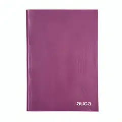 AUCA - Pack 4 Archivador Plastificado con Gusano Morado