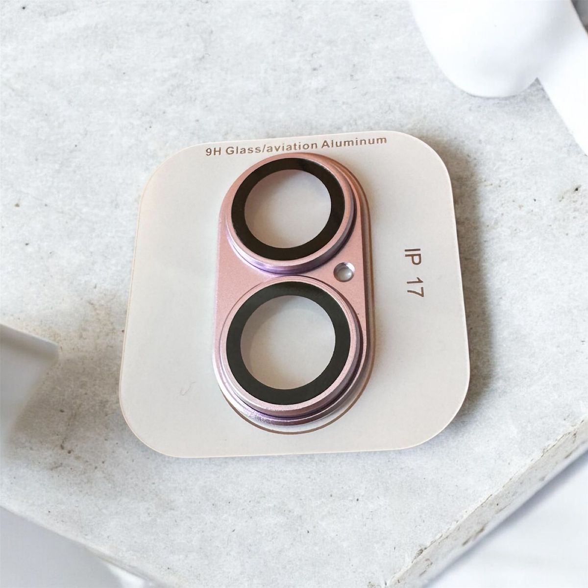 GENERICO - Lámina Cámara de Aluminio Para iPhone 17 Normal - Rosa