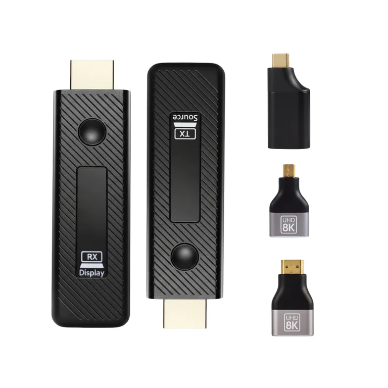 GENERICO Transmisor Inalambrico Hdmi + Usb C Full Hd 60 Metros