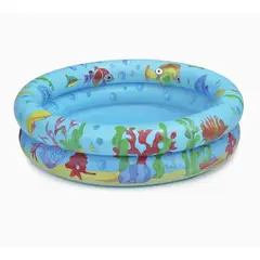 GENERICO - Piscina Inflable Infantil 150x32 cm Redonda Celeste