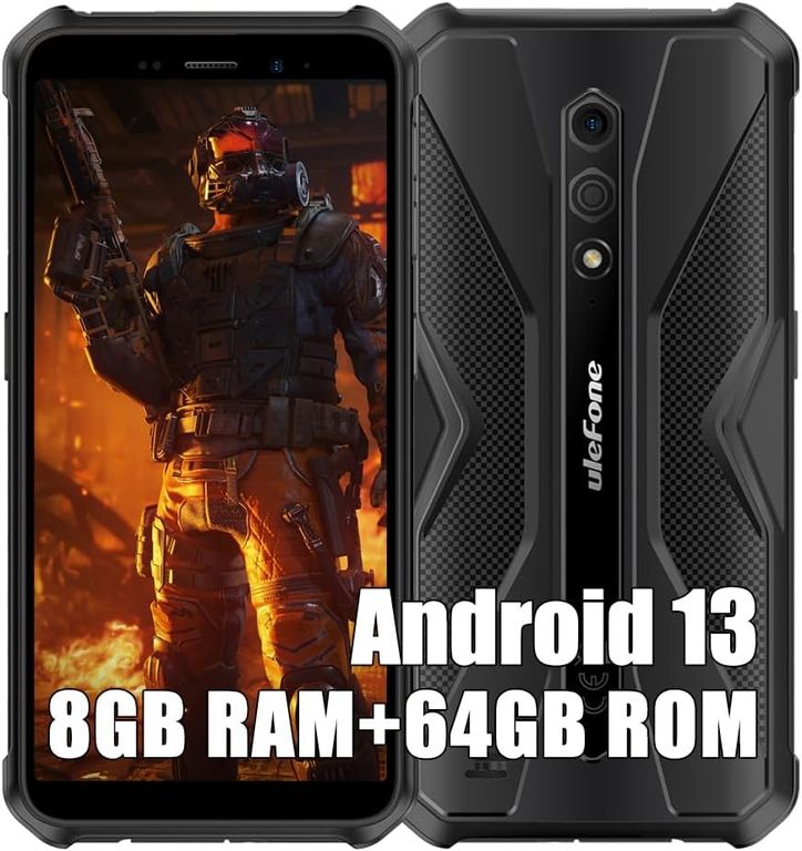Armor X12 Pro celular 8GB+64GB Smartphone-Negro