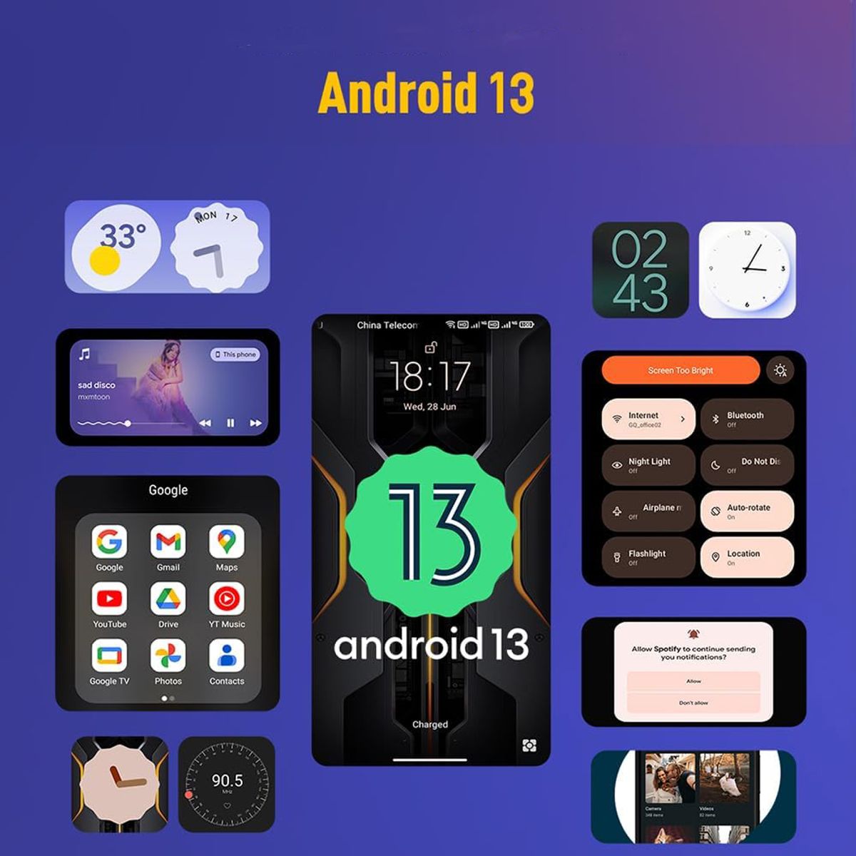ULEFONE - Ulefone Armor X12 Pro celular 8GB+64GB Smartphone-Negro