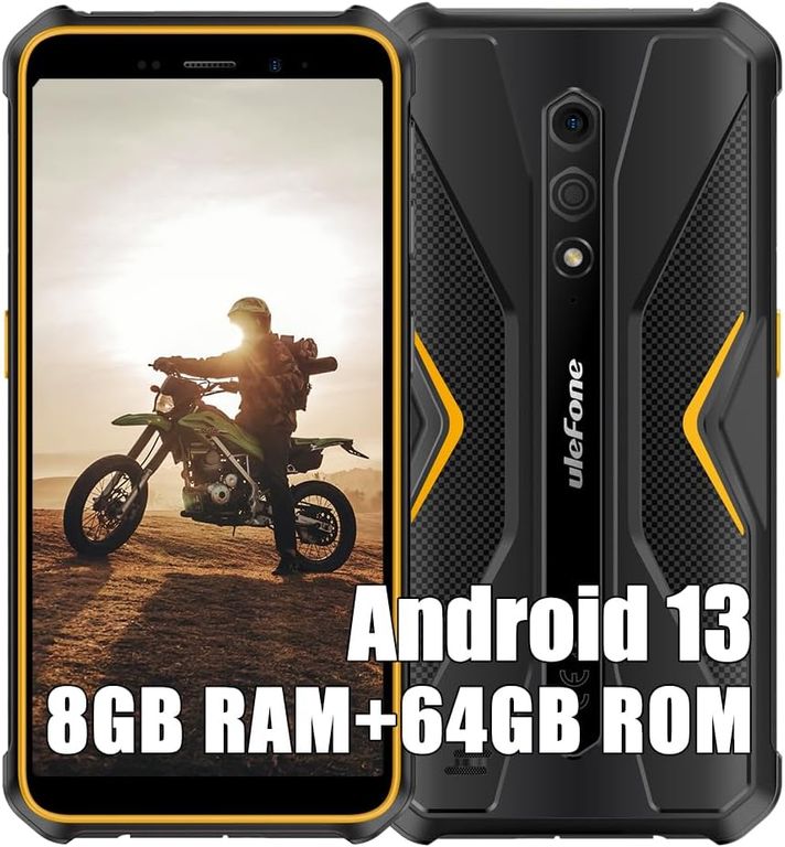 ULEFONE Armor X12 Pro celular 8GB+64GB Smartphone-Naranja