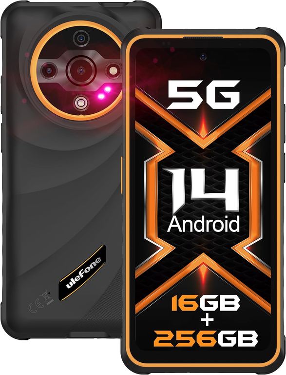 ULEFONE Armor X31 Pro 5G Celular 16GB+256GB Smartphone-Naranja