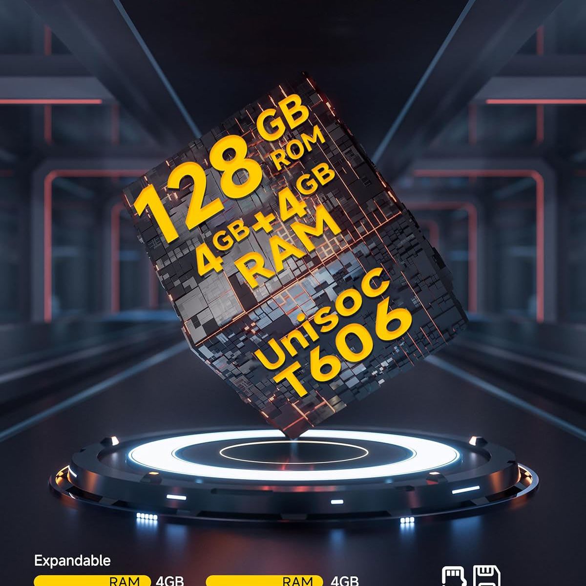 ULEFONE - Ulefone Note 20 Pro Celular 8GB+128GB Smartphone-Negro