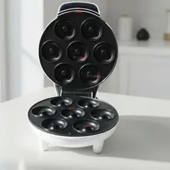 LINE - Máquina Mini Donas Antiadherente Capacidad 7 MiniDonas 1200W